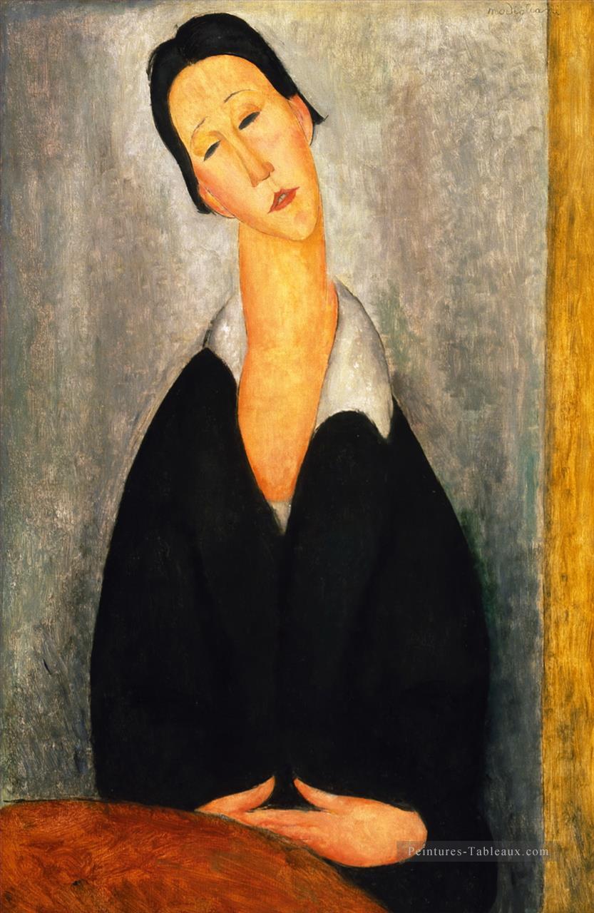 portrait d’une femme polonaise Amedeo Modigliani Peintures à l'huile